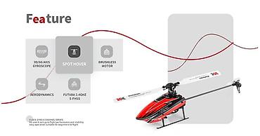 oyuncaq mator: Uzaqdan idare olunan vertalyot. RC helikopter Wltoys K110S — 7