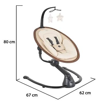 Njihalice: Cangaroo Ljuljaška za bebe Cloud Premium – Beige (šifra: CAN9939-70) — 10