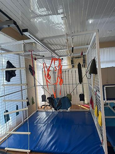 Salon, tibbi mebel: Uşaq və böyüklər üçün terapevtik asma-sistemli reabilitasiya qəfəsi — 3