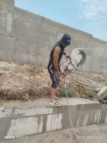 Beton işləri: Səssiz tozsuz səliqəli kəsim. Beton katlavan monolit kubik -da lalafo.az — 7 Beton işləri: Səssiz tozsuz səliqəli kəsim. Beton katlavan monolit kubik — 7