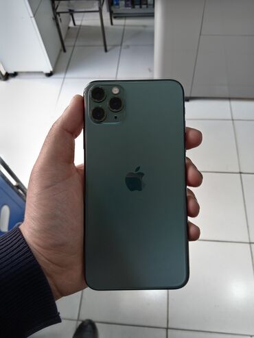 xiaomi 12 t pro: IPhone 11 Pro Max, 64 GB, Matte Midnight Green, Simsiz şarj, Face ID