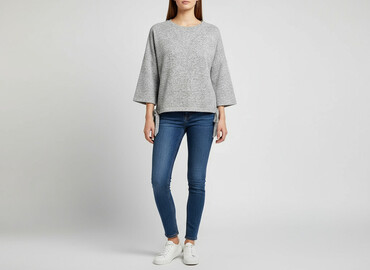 szara bluza sinsay: Sinsay, Bluza damska
, rozmiar S
