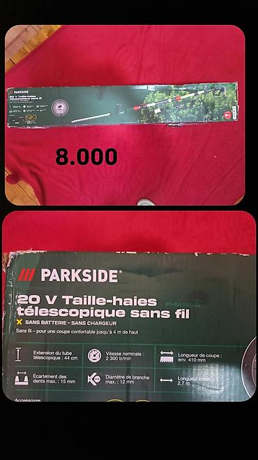 drvene merdevine ikea: PARKSIDE teleskopske bežične makaze za živu ogradu, 20 V (model PTHSA — 1