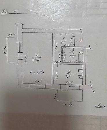 studio apartment: 1 комната, 32 м², Индивидуалка, 5 этаж, Требуется ремонт — 8