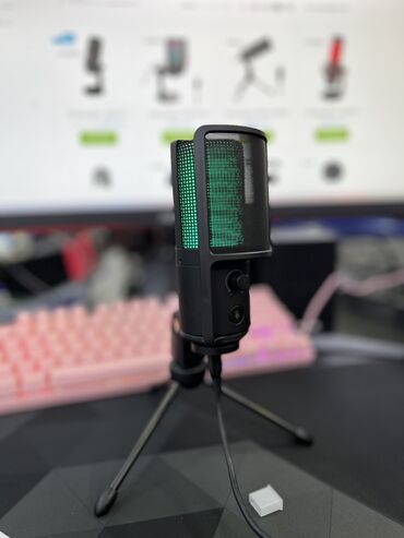 Видеокарты: Конденсаторный микрофон fifine k669-pro
RGB подсветках