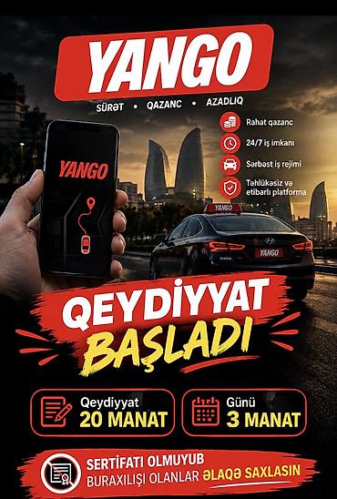 evde online is: Taksi sürücüsü tələb olunur, Gündəlik ödəniş — 1
