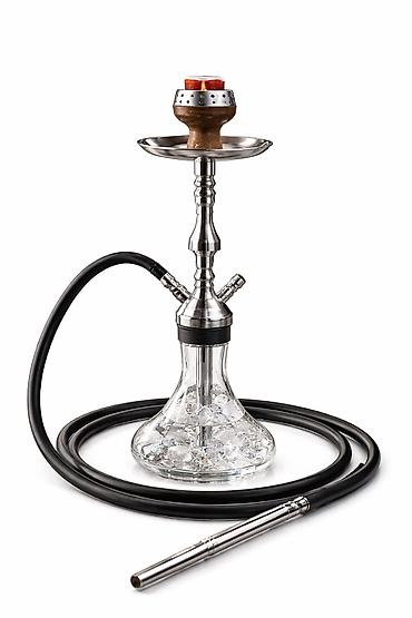 ev desti: Metallik nargilə dəsti - Material: paslanmayan polad gövdə və boğaz — 1