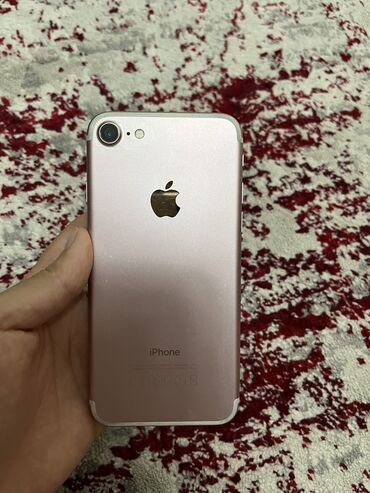 айфон 6 запчасть: IPhone 7, Б/у, 32 ГБ, Розовый, Чехол, 100 %