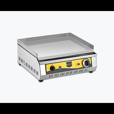 Elektrik Qril (Flat Grill) – 2800W, Paslanmayan Polad Profesional