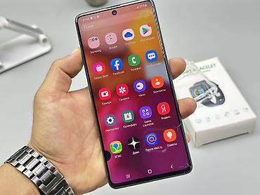 Мобильные телефоны и аксессуары: Samsung Galaxy A71 5G, Б/у, 128 ГБ, цвет - Голубой, 2 SIM — 8