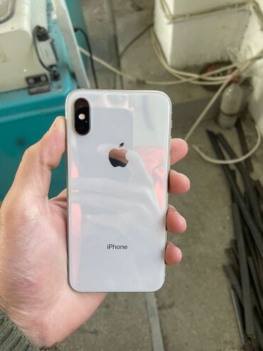 Apple iPhone: IPhone X, 256 ГБ, Белый, Face ID