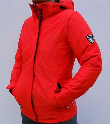 Zimske jakne: Ženska zimska jakna – crvena - Topla i lagana izolacija pogodna za — 3