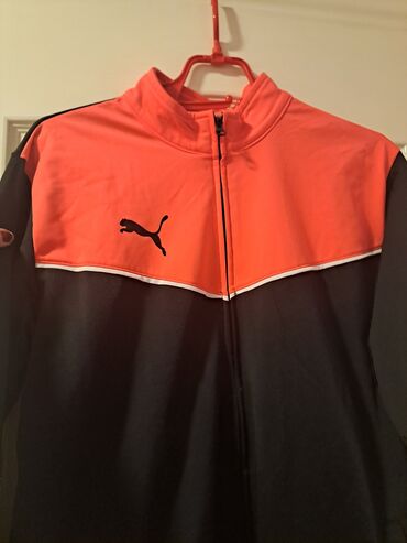 muške komplet trenerke: Tracksuit top, L (EU 52), Puma, color - Black, Polyester