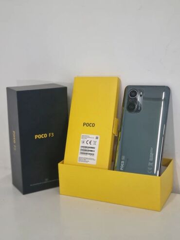 Poco: Poco F3, Б/у, 256 ГБ, цвет - Черный, 2 SIM