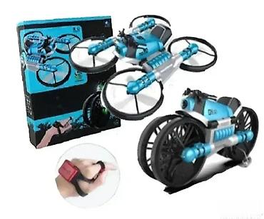 start sat: Dron kvadkopter i motor 2u1 na pokret ruke. dron kvadkopter i motor — 1