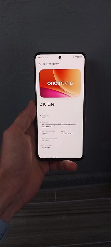 Elektronika: Vivo S10, 256 GB, rəng - Boz, Barmaq izi — 2