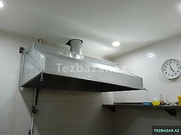 evakuator satisi bakida: Sənaye tipli mətbəx aspiratoru (böyük sorma başlığı) - Material — 1