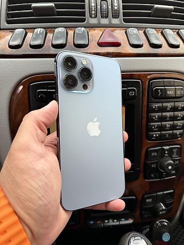 aifon: IPhone 13 Pro Max, Б/у, 128 ГБ, Голубой, Защитное стекло, Чехол, Коробка, 100 % — 3