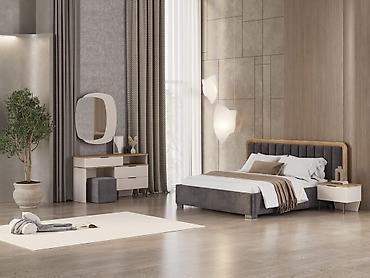 Шкафы-купе: Спальня Сиенна 6 Шкаф распашной для спальни, современный, с фасадами — 3