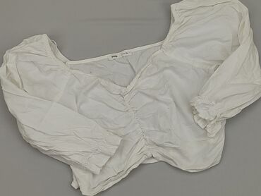 białe t shirty ze złotym nadrukiem: Top SinSay, XL (EU 42), condition - Good