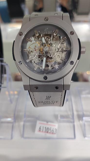 Aksesuarlar: Hublot kişi qol saatları – Swiss Made mexanika - Korpus: fırçalanmış — 4