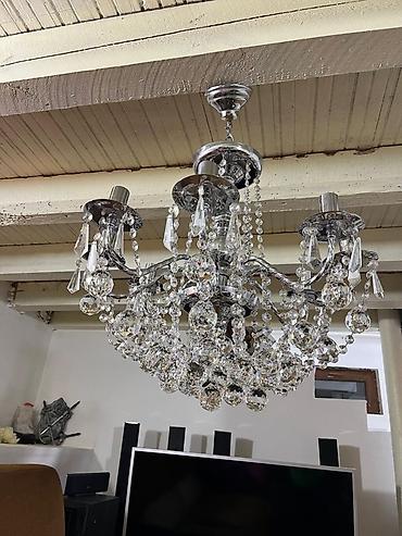 İşıqlandırma: Çılçıraq, 6 lampa, Metal — 1
