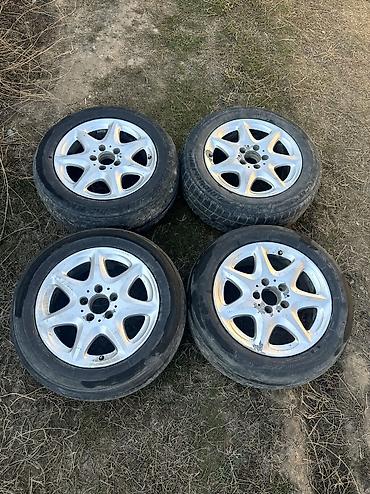 Транспорт: Колеса в сборе 215 / 60 / R 16, Зима, Б/у, Комплект, Легковые, Литые, отверстий - 5 — 1