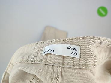 casu kozaki: Denim, Spodnie cargo damskie, rozmiar L — 4
