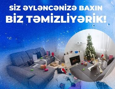 Xadimələr, təmizlikçilər: Salam.2 nefer xanımıq ev,ofis,obyektlərin təmizlik isinen məşğuluq