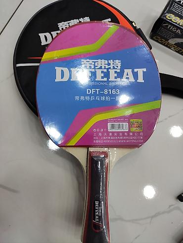 Raketkalar: Masaüstü tenis roketkasi "Defeeat". 2 ədəd roketka və 3 ədəd tenis — 9