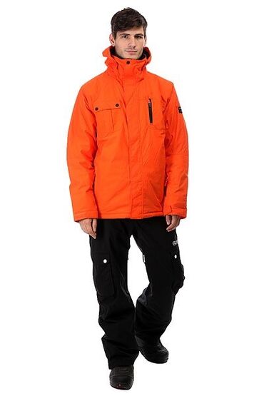 Мужские лыжные куртки: Куртка, Quiksilver, Новый, С утеплителем, Удлинённая куртка, Вентиляционные клапаны, Внутренние и внешние карманы — 11