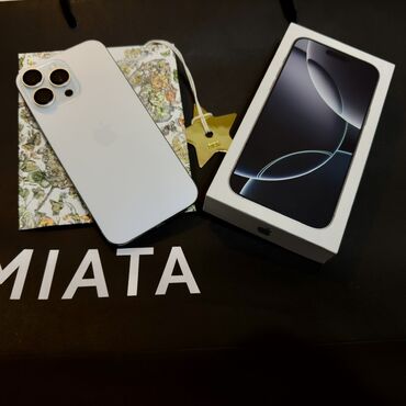 телефон регистрация: IPhone 16 Pro Max, 1 ТБ, Белый, Коробка, 100 %