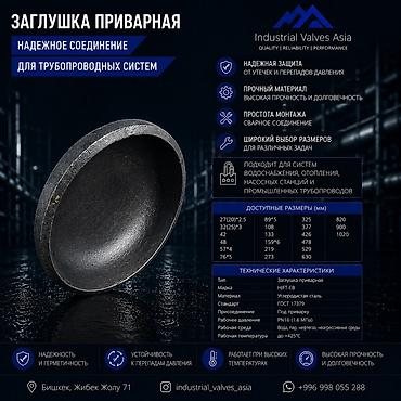 Заглушка приварная Industrial Valves Asia — надежное соединение для