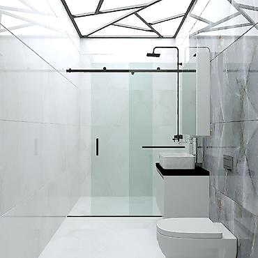 hamam ucun kafel: Hamam ve sanitar qovsaq dizayn — 2
