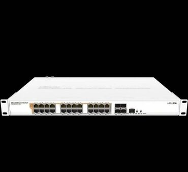 маршрутизаторы 3: MikroTik Cloud Router Switch 328-24P-4S+RM - управляемый коммутатор