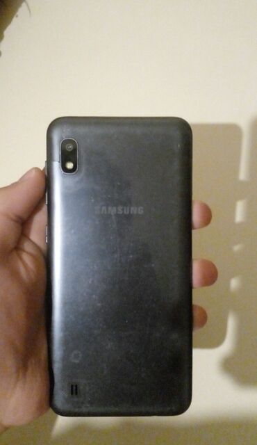 samsun a21: Samsung A10, 32 GB, rəng - Qara, Sensor, Barmaq izi, İki sim kartlı