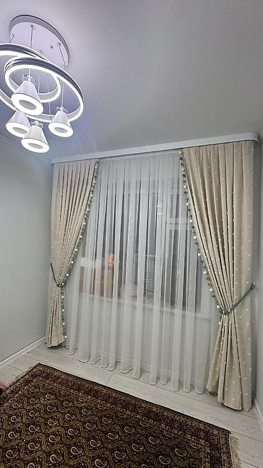 Шторы и занавески: Комплект штор, Бамбук, Магнитные, Монтаж без сверления, С вышивкой, Изготовление на заказ, Новый, Для балкона, Для беседки, Для ванной и душа at lalafo.kg — 6 Шторы и занавески: Комплект штор, Бамбук, Магнитные, Монтаж без сверления, С вышивкой, Изготовление на заказ, Новый, Для балкона, Для беседки, Для ванной и душа — 6