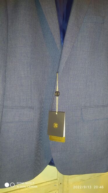 Костюмы: Пиджак (костюм мужской), Bosmenti, цвет Парламент, темно-голубой, 54 — 9