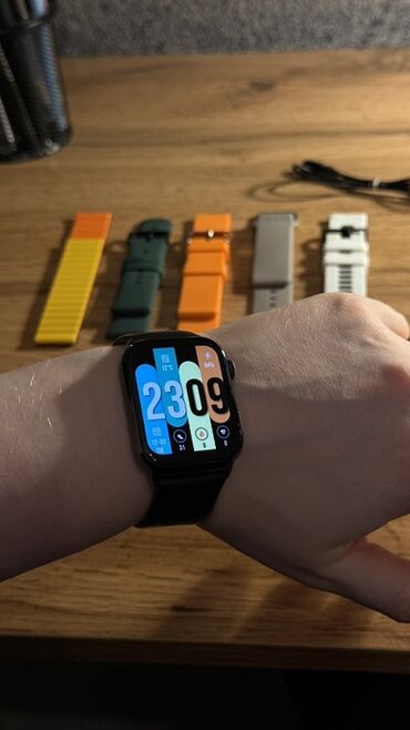 Smart saatlar: İşlənmiş, Smart saat, Sensor ekran, rəng - Qara — 4