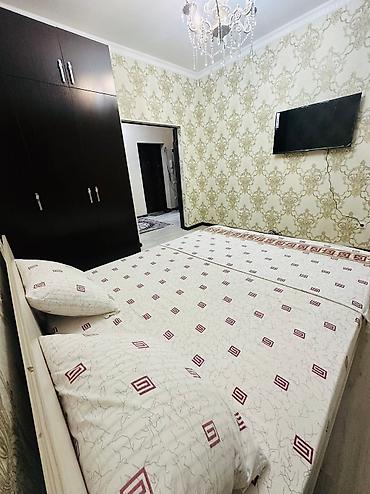Күндүк ижара: 1 бөлмө, 7-мкр, Душ кабинасы, Жаздык, жууркан-төшөк каптары, Кондиционер — 2