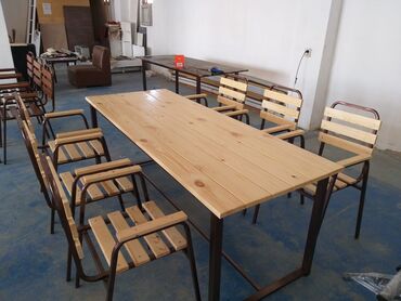 Masa və oturacaq dəstləri: Yeni, Açılmayan, Kvadrat masa, 4 stul — 14