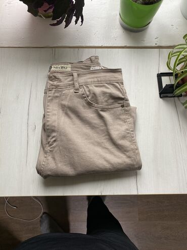 мужской штаны: Джинсы цвет - Бежевый