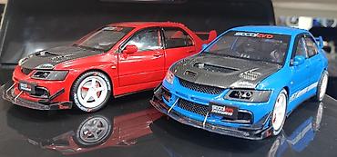 mitsubishi lancer evolution: SocoEvo tuner seriyasından kolleksiya model avtomobilləri - Miqyas — 1