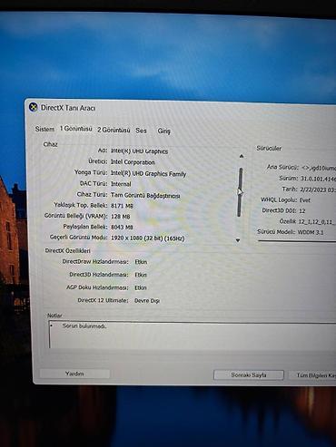Lenovo: ✅Intel® Core™ Ultra 7 255U ✅(Süni İntellekt): Intel® AI Boost ✅​1 TB — 12