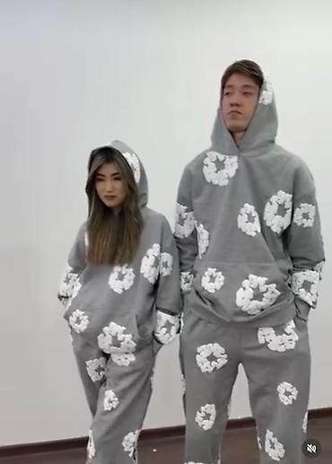 оверсайс: Новые двойки Denim tears В наличии 5 комплектов черного цвета и 5 — 4