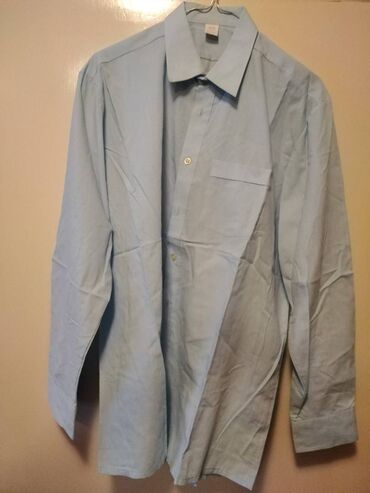 gucci muske naocare: Shirt Long sleeves, XL (EU 54), color - Light blue, Polyester