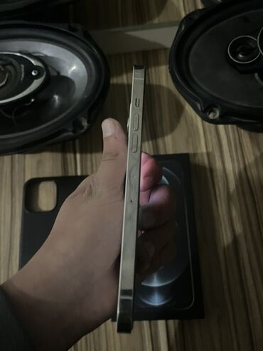 Apple iPhone: IPhone 12 Pro Max, 128 GB, Matte Silver, Zəmanət, Qırıq, Face ID — 5