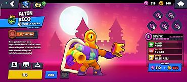 1200: Brawl Stars hesabı – nadir/tematik skinlər və yüksəldilmiş səviyyələr — 5