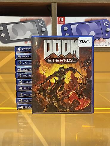 disk ps5: DOOM Eternal-PS4 diski Oyun diski tam işlək vəziyyətdədir, heç bir — 1
