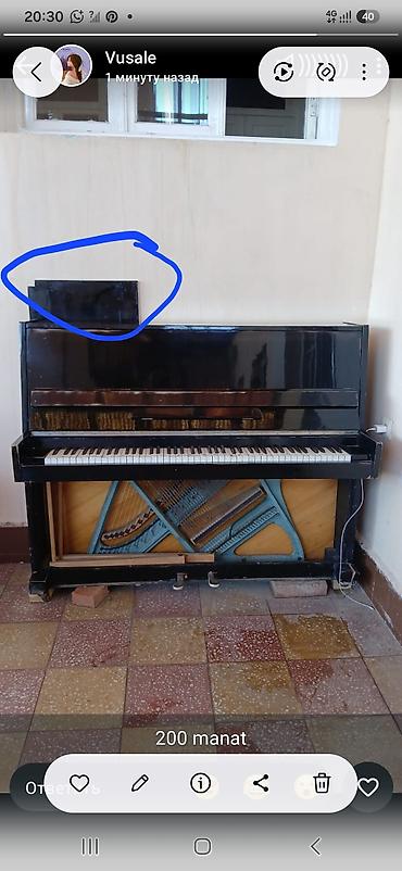 Musiqi alətləri: Pianino satilir "кузбасс" — 2